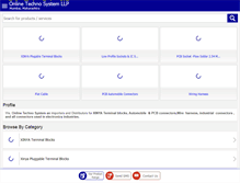 Tablet Screenshot of onlinetechnosystem.com